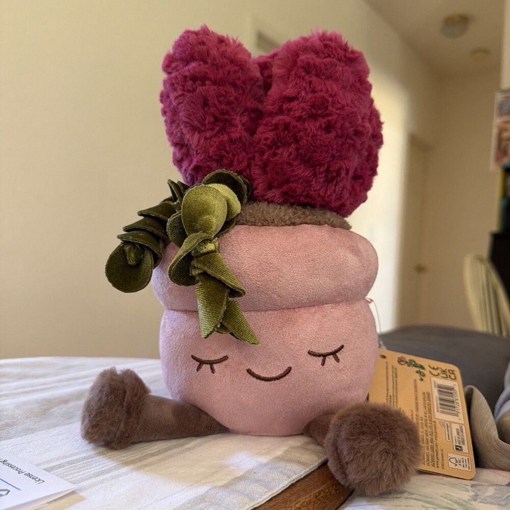 Greenhouse by Russ 12 inch Pink Pot Succulent Plush Ultra Soft Official Jazwares
